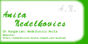 anita nedelkovics business card